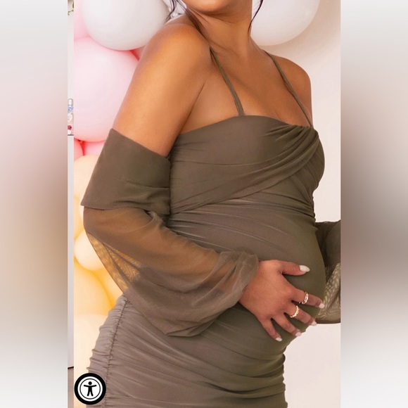 CLUB L LONDON MATERNITY DRESS - Picture 3 of 6